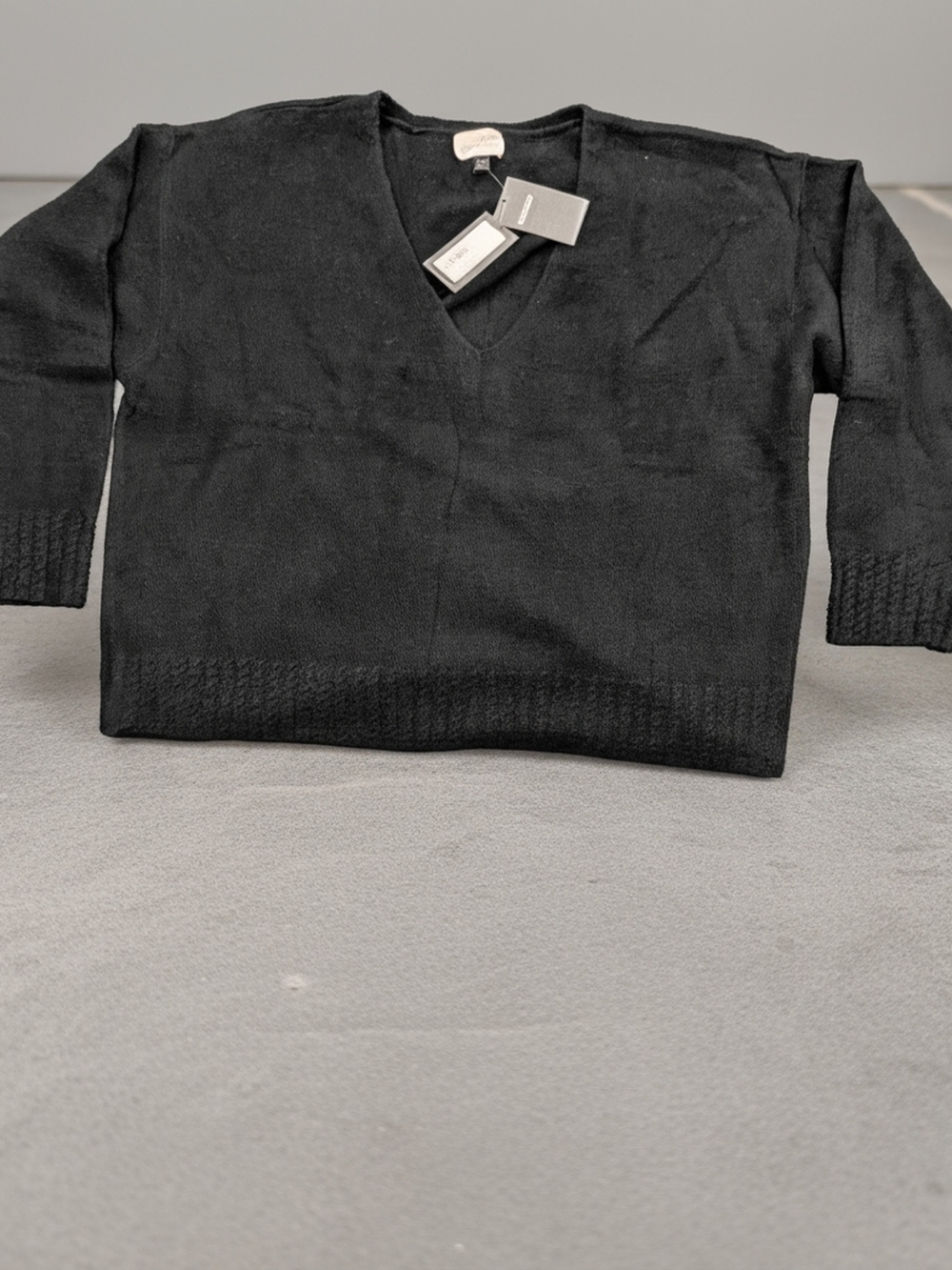 Plus Size 3X Women's Black V-Neck Sweater - universal Thread